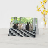 Konijntjes Kaart (Gele Bloem)