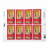 KONINEYARD RODE WIJN/ANTIEK TAROTS ETIKET (Full Sheet)