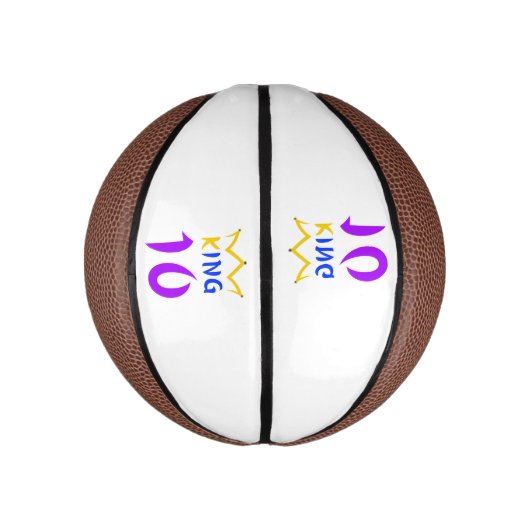 koning 10 basketbal (Verticaal)