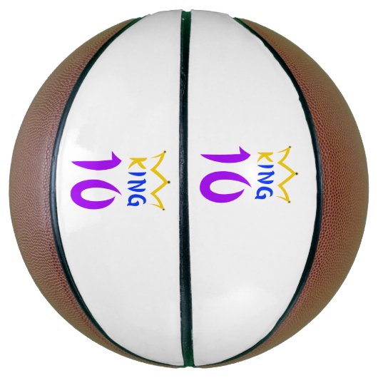 koning 10 basketbal (Verticaal)