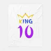 koning 10 fleece deken (Voorkant)
