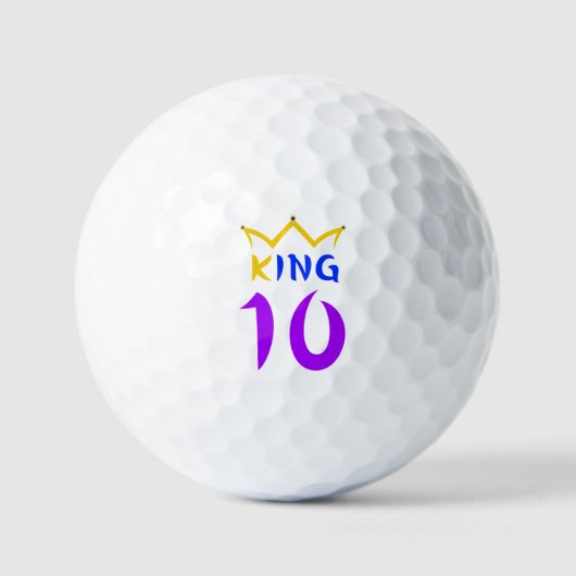 koning 10 golfballen (Voorkant)