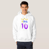 koning 10 hoodie (Voorkant volledig)