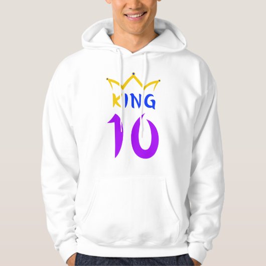 koning 10 hoodie (Voorkant)