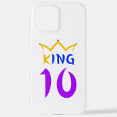 koning 10 iPhone hoesje (Achterkant)