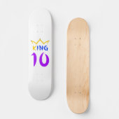 koning 10 persoonlijk skateboard (Voorkant)