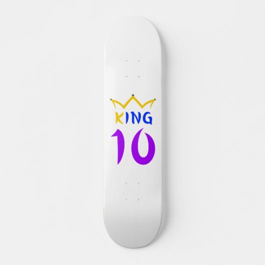 koning 10 persoonlijk skateboard (Voorkant)