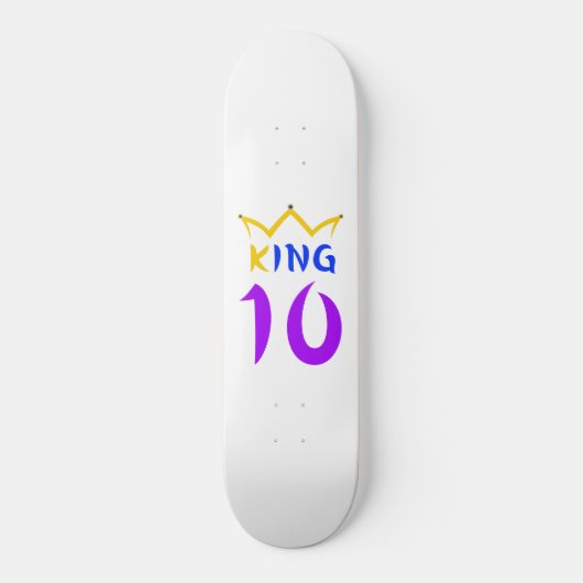 koning 10 persoonlijk skateboard (Voorkant)