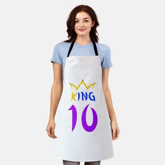 koning 10 schort (Gedragen)