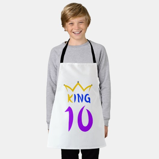 koning 10 schort (Gedragen)