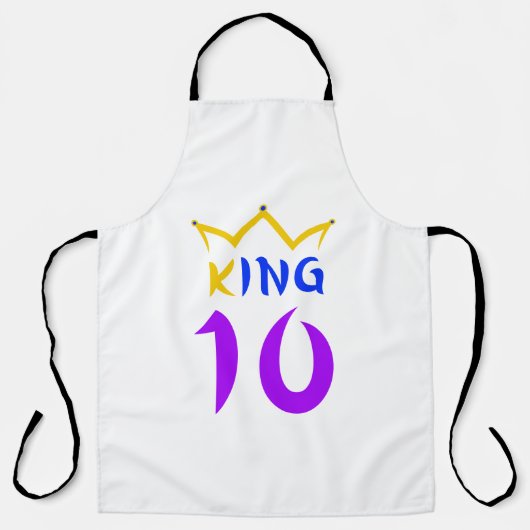 koning 10 schort (Voorkant)