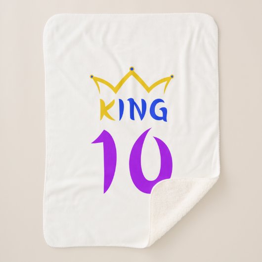 koning 10 sherpa deken (Voorkant)