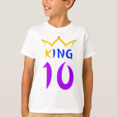 koning 10 t-shirt (Voorkant)