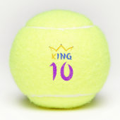 koning 10 tennisballen (Voorkant)