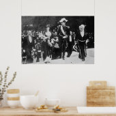 Koning Albert en koningin Elizabeth Gent expo 1913 Poster (Keuken)