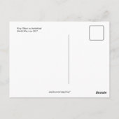 Koning Albert op slagveld Eerste Wereldoorlog Briefkaart (Achterkant)