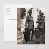 Koning Arthur, beeld van de graftombe van Maximili Briefkaart (Voorkant / Achterkant)