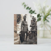 Koning Arthur, beeld van de graftombe van Maximili Briefkaart (Staand voorkant)