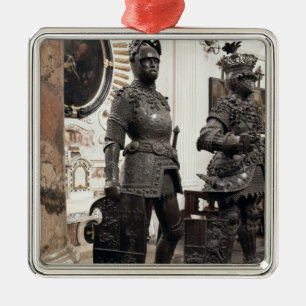 Koning Arthur, beeld van de graftombe van Maximili Metalen Ornament