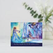 KONING ARTHUR, DAME VAN HET MEER EN EXCALIBUR BRIEFKAART (Staand voorkant)