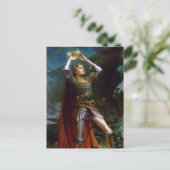 Koning Arthur door Charles Ernest Butler Briefkaart (Staand voorkant)