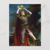 Koning Arthur door Charles Ernest Butler Briefkaart (Voorkant)