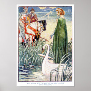 Koning Arthur en de Dame van het meer Poster