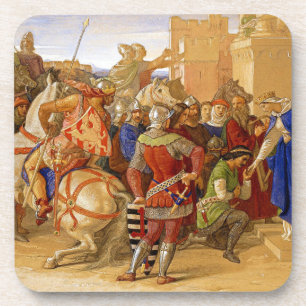 Koning Arthur en de Ridders van de Ronde Tafel Bier Onderzetter