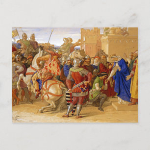 Koning Arthur en de Ridders van de Ronde Tafel Briefkaart