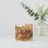 Koning Arthur en de Ridders van de Ronde Tafel Informatiekaartje (Staand voorkant)