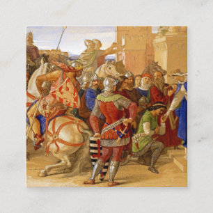 Koning Arthur en de Ridders van de Ronde Tafel Informatiekaartje