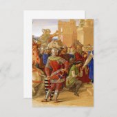 Koning Arthur en de Ridders van de Ronde Tafel Informatiekaartje (Voorkant / Achterkant)