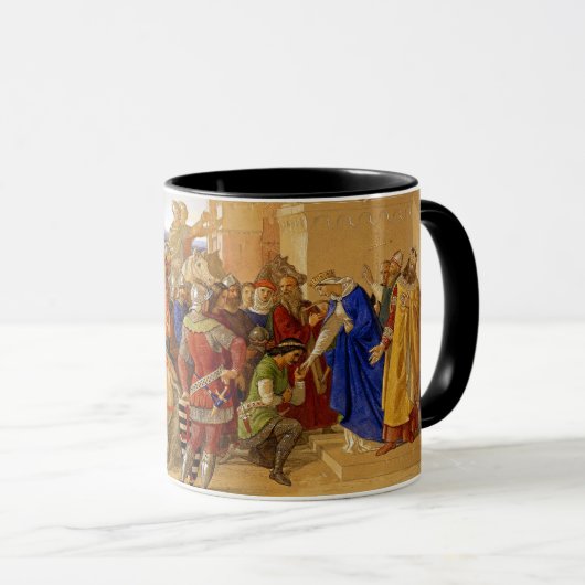 Koning Arthur en de Ridders van de Ronde Tafel Mok (Voorkant rechts)