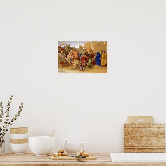 Koning Arthur en de Ridders van de Ronde Tafel Poster (Keuken)