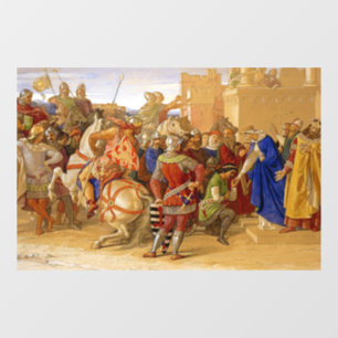 Koning Arthur en de Ridders van de Ronde Tafel Raamsticker