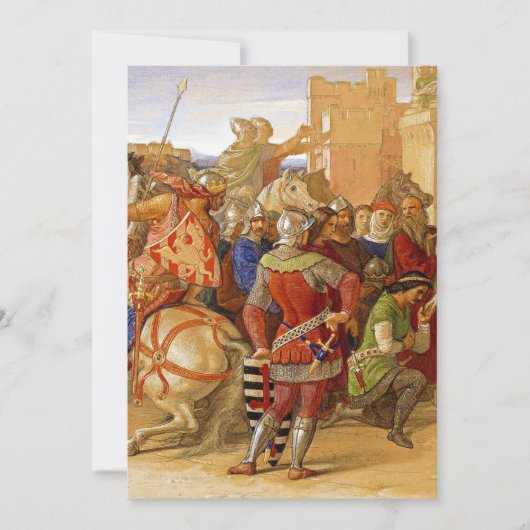 Koning Arthur en de Ridders van de Ronde Tafel Save The Date (Voorkant)