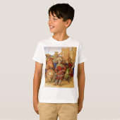 Koning Arthur en de Ridders van de Ronde Tafel T-shirt (Voorkant volledig)