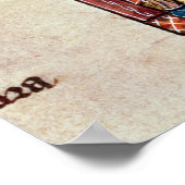 Koning Arthur en Guinevere kijken naar een Poster (Hoek)