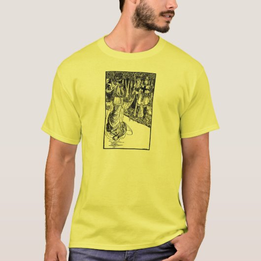 Koning Arthur herenoverhemd T-shirt (Voorkant)