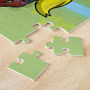 Koning Arthur medievil ridder en paard Legpuzzel