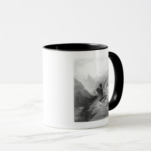 Koning Arthur ontdekt het Skelet Mok (Voorkant rechts)