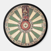 Koning Arthur's ronde tafel magneet (Voorkant)