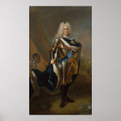 Koning Augustus II van Polen, vóór 1730 Poster (Voorkant)