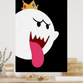 Koning Boo Simplistic Design Poster (Keuken)