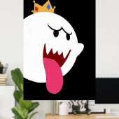 Koning Boo Simplistic Design Poster (Thuiskantoor)