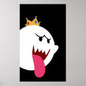 Koning Boo Simplistic Design Poster (Voorkant)