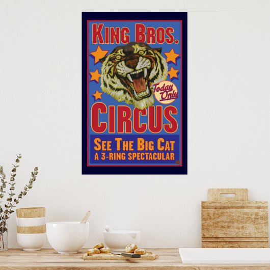 Koning Bros. Circus Poster (Keuken)