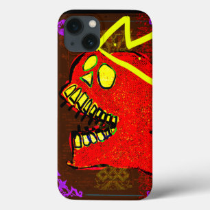 Koning Calavera Schedel pGeek NFT Kunst Case-Mate iPhone Case