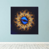 koning canvas afdruk (Insitu (Houten vloer))