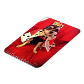 Koning Carmine Winston III Foto Magneet (Linkerzijde)